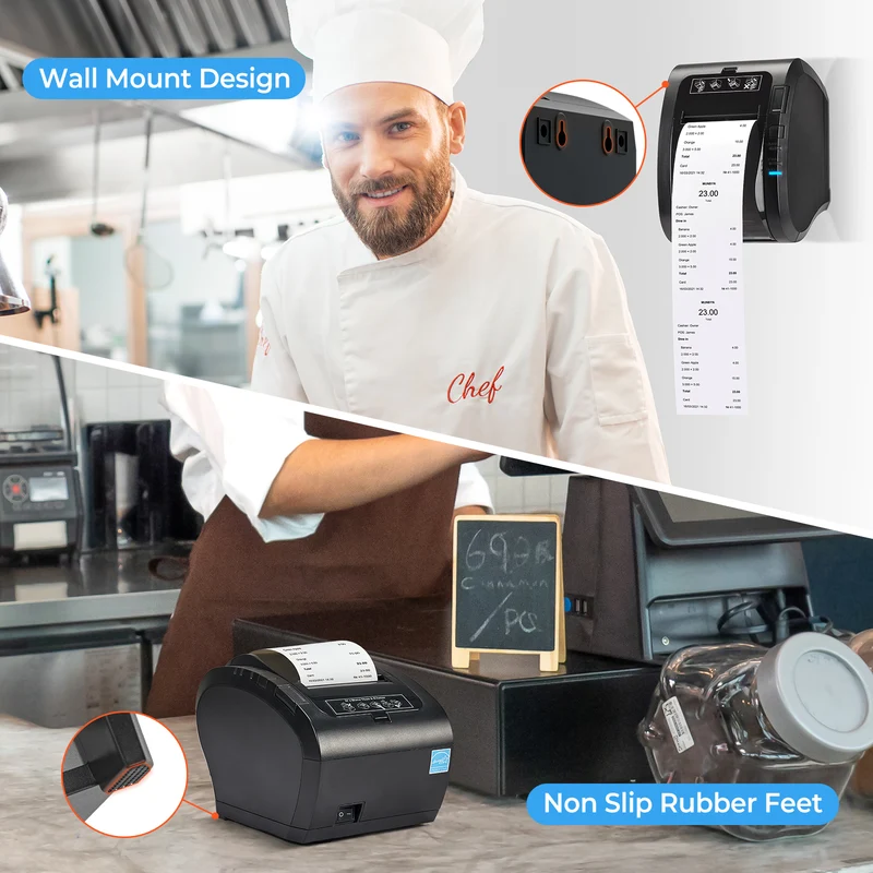 MUNBYN 047P-USEB Bluetooth Bondrucker mit MFi-Zertifizierung
