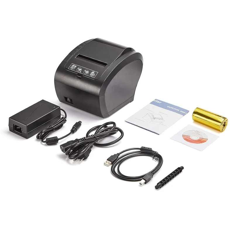 MUNBYN 047P-USEW WLAN +USB thermal Bondrucker POS-Drucker