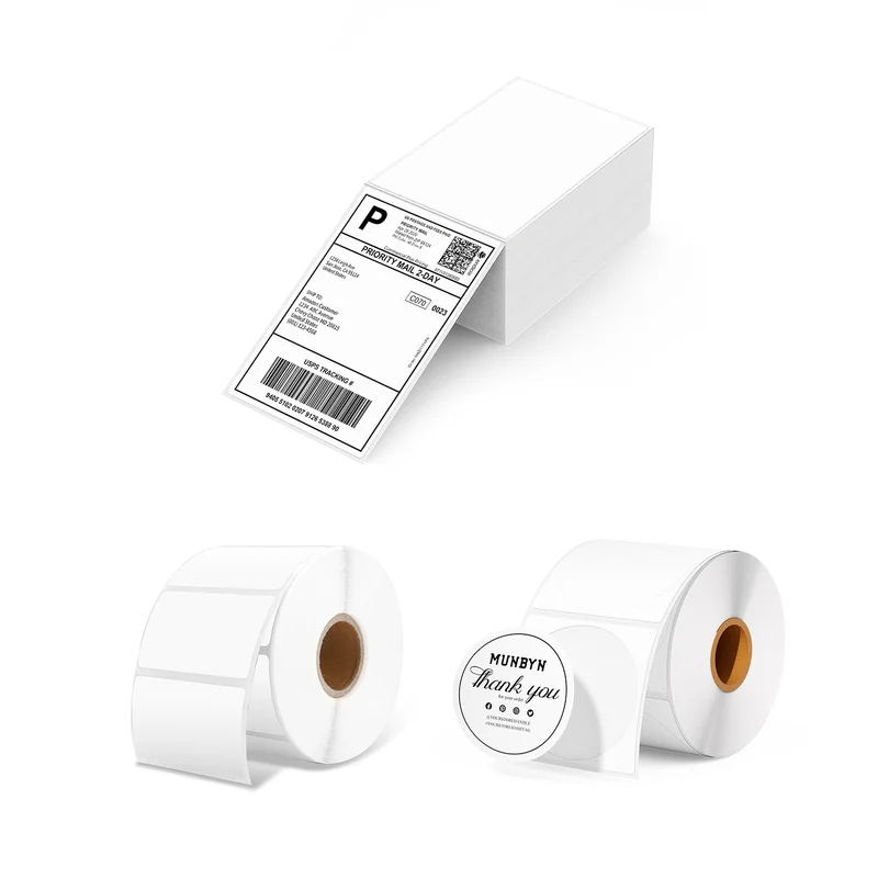 MUNBYN Beauty Branding Etiketten-Kit für Individuelle Kosmetik Bedarf Packung