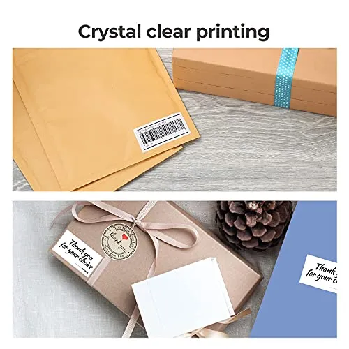 MUNBYN Kleidung Branding Etiketten-Kit für Individuelle Verpackung