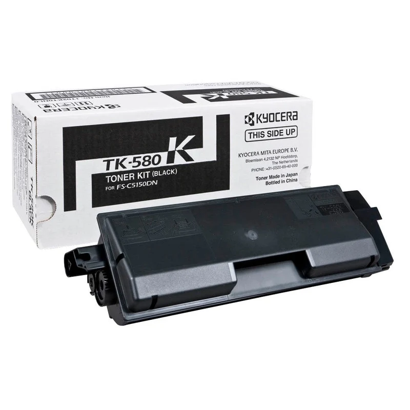 Cartouche de toner d'origine Kyocera TK-580K Noir - 1T02KT0NL0