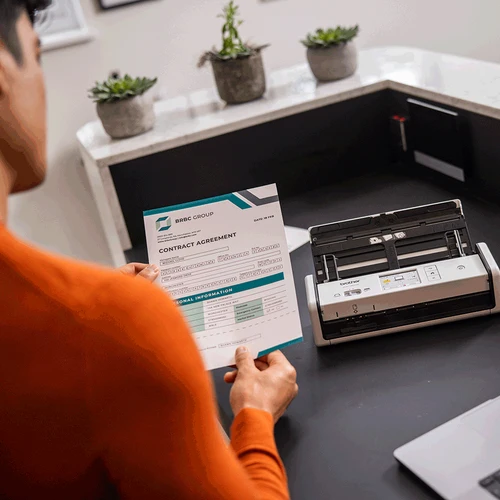 Brother - Scanner de documents | Wi-Fi | Recto/Verso - ADS-1800W