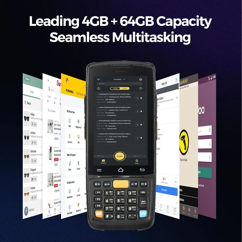 MUNBYN MC005P Android 14 Portable Barcode Scanner