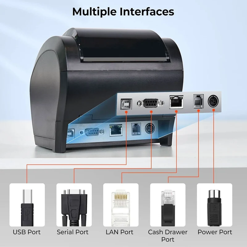 MUNBYN P047 80mm Bluetooth Thermal Receipt Printer