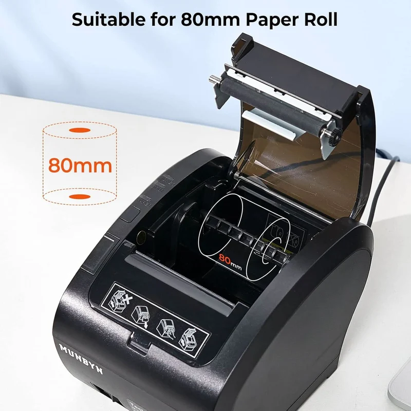 MUNBYN P047 80mm Bluetooth Thermal Receipt Printer