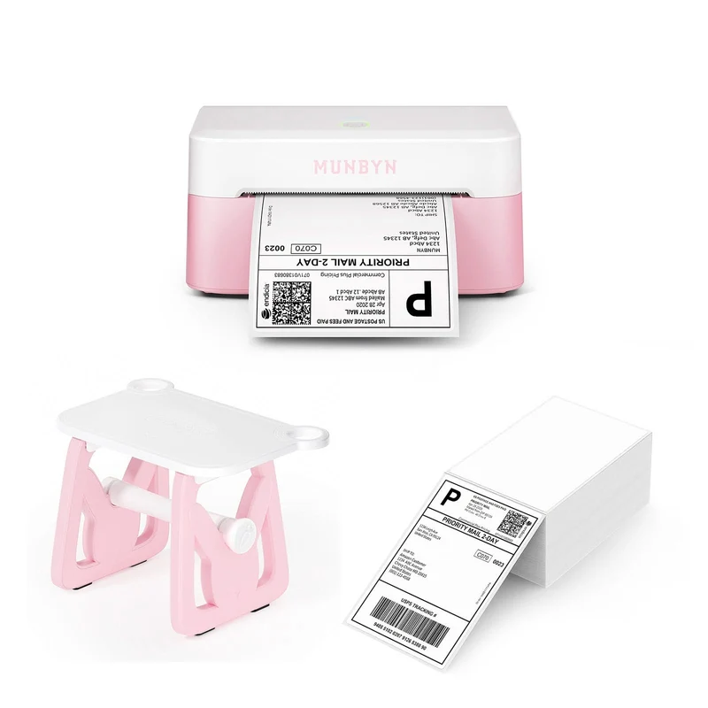MUNBYN RW403B Bluetooth Thermal Label Printer All-in-One Fulfillment Kit