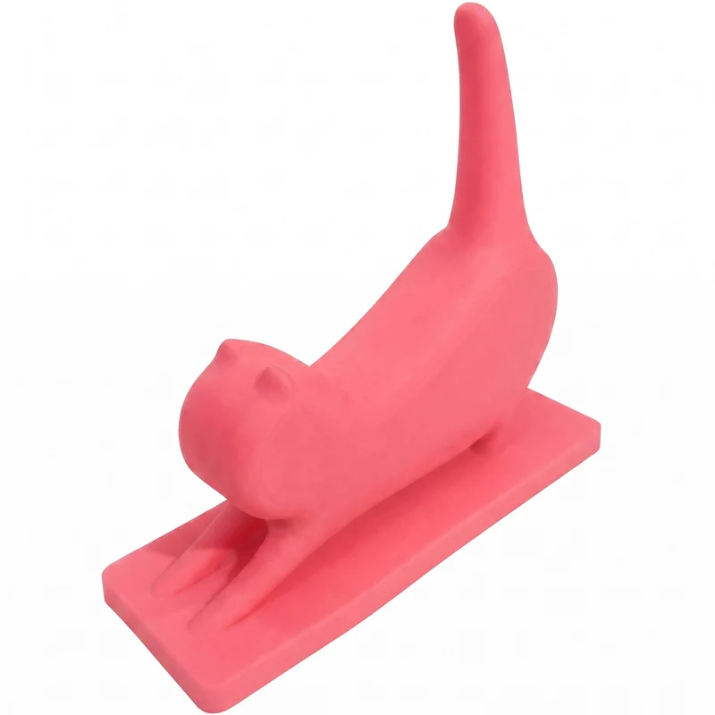 MUNBYN Cat Shaped 3D Printed Thermal Printer Paper Roll Holder 3 Pack