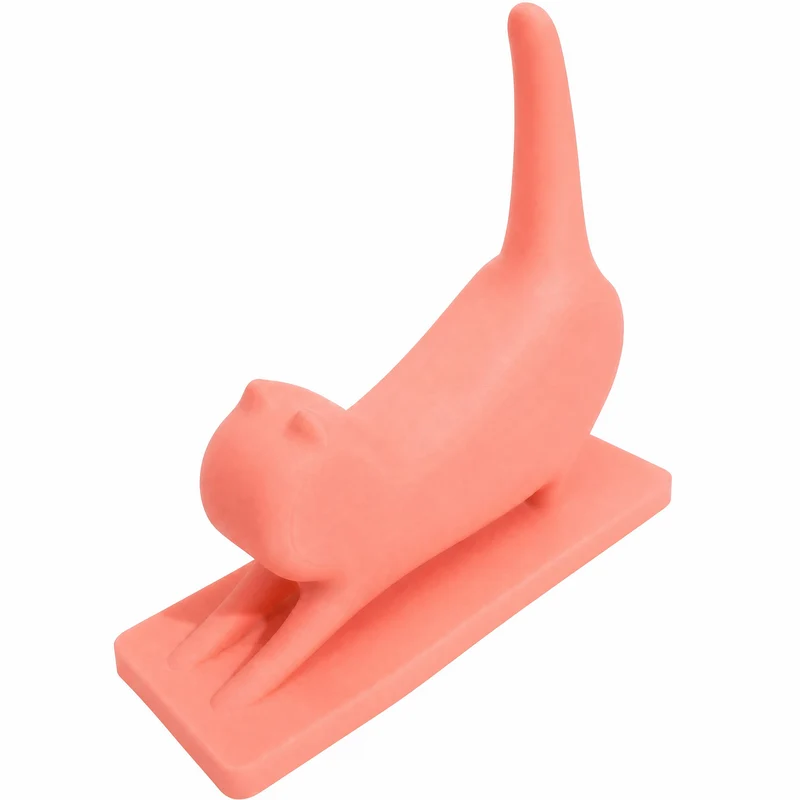 MUNBYN Cat Shaped 3D Printed Thermal Printer Paper Roll Holder 3 Pack
