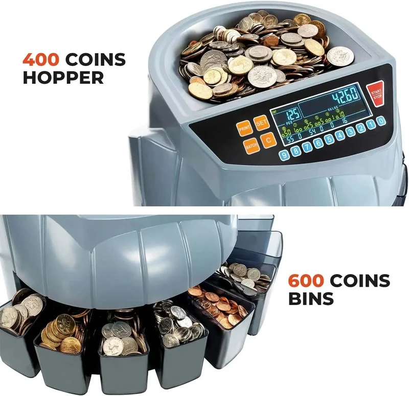 MUNBYN IMC10 Coin Counter and Sorter