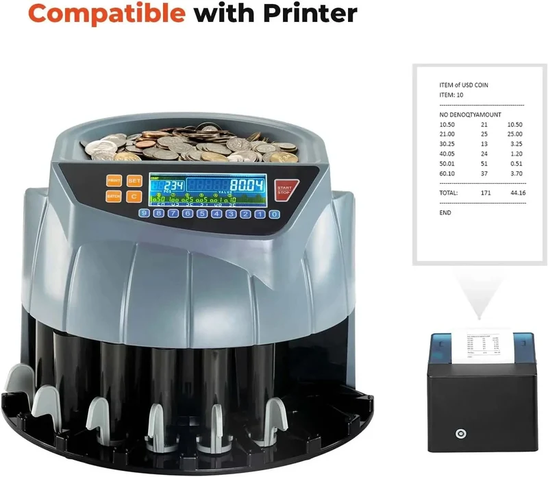 MUNBYN IMC10 Coin Counter and Sorter