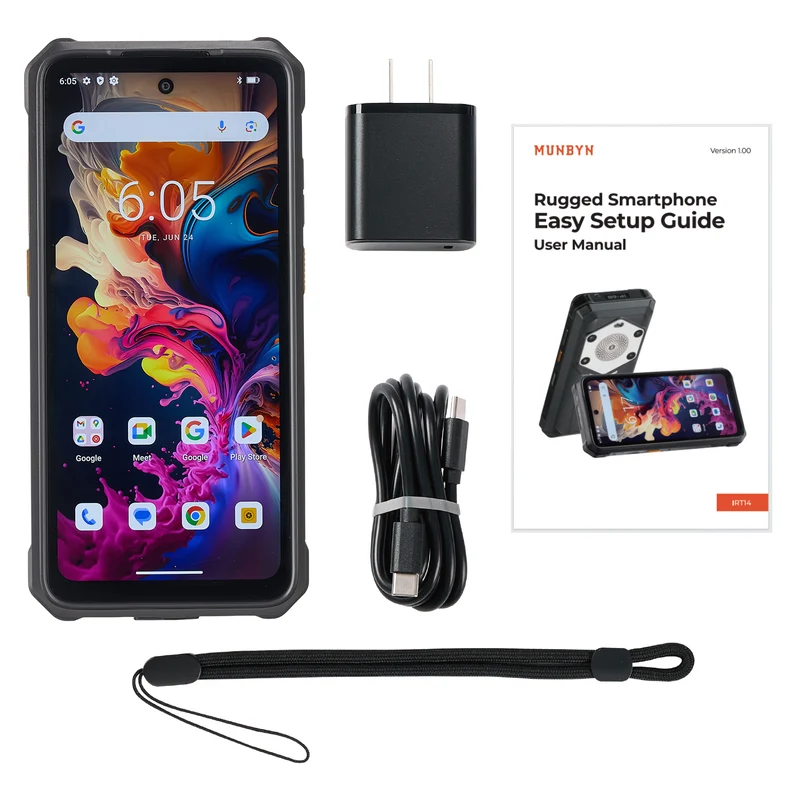 MUNBYN MT002 Rugged Phone for Field Operations