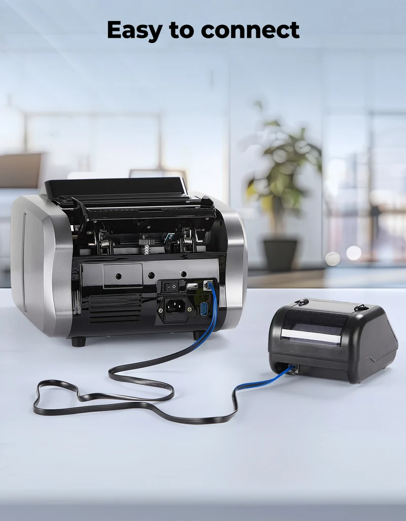 MUNBYN P01 Thermal Receipt Printer for Money Counter Reports
