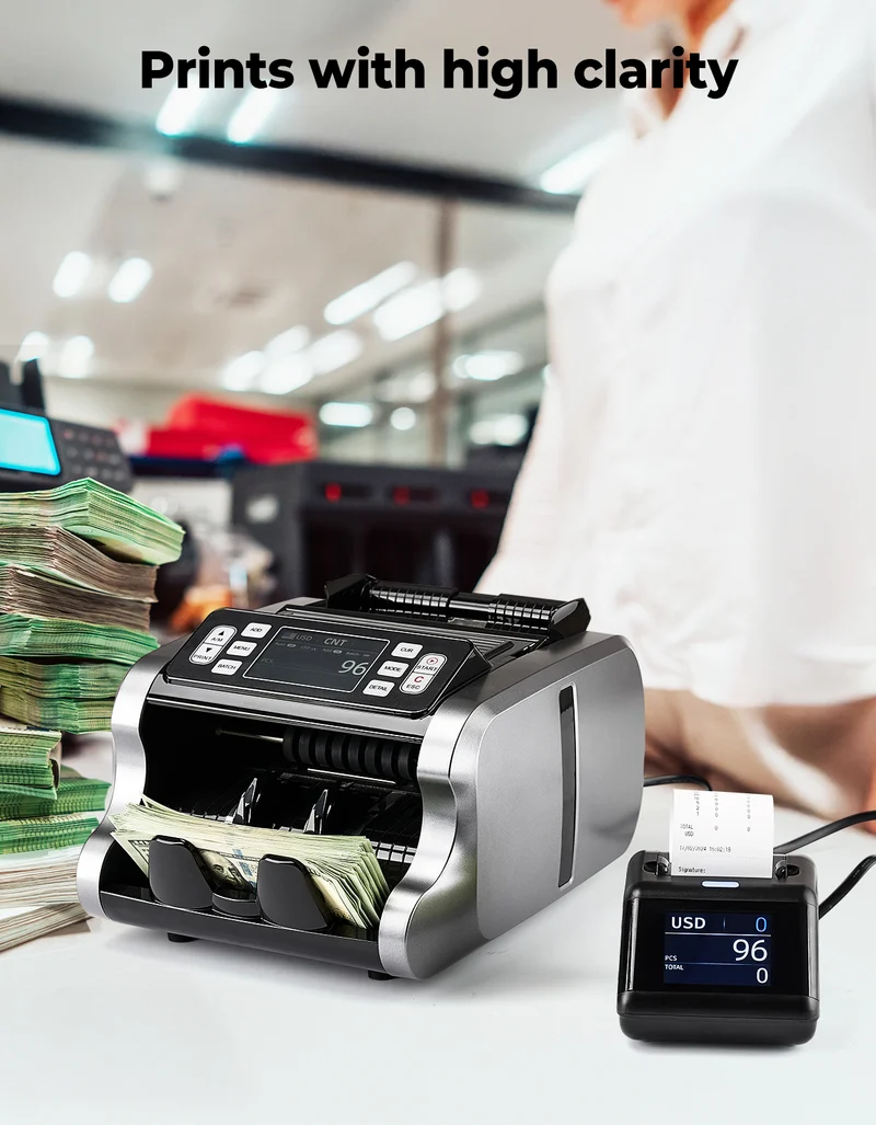 MUNBYN P01 Thermal Receipt Printer for Money Counter Reports
