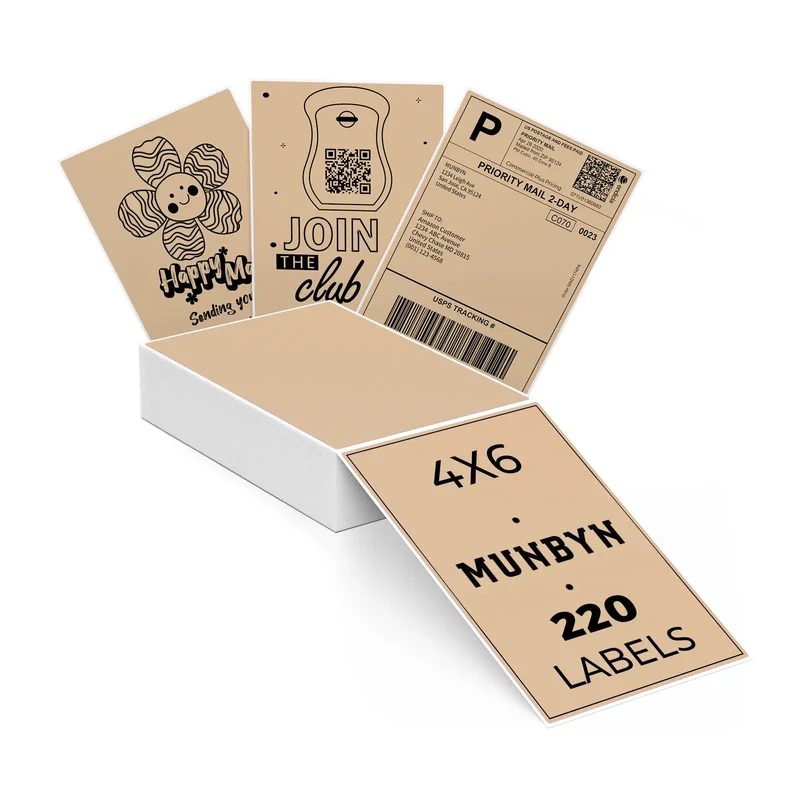 MUNBYN Kreatives Etiketten-Entdeckungs-Set für kleine Unternehmen