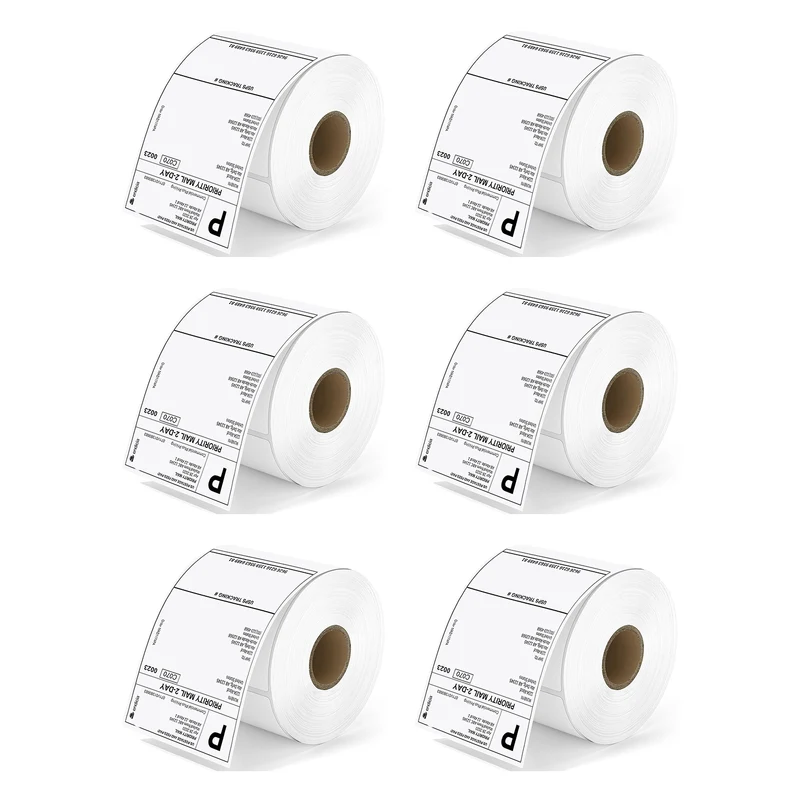 MUNBYN 4" x 6" Versandetiketten Kit auf Rolle für Paketversand