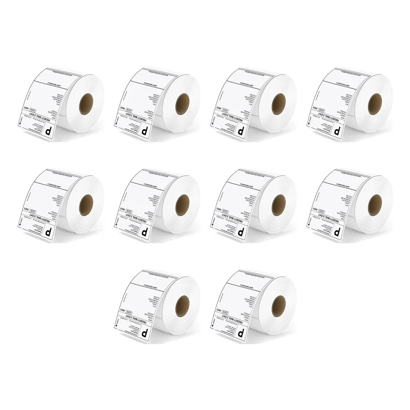 MUNBYN 4" x 6" Versandetiketten Kit auf Rolle für Paketversand