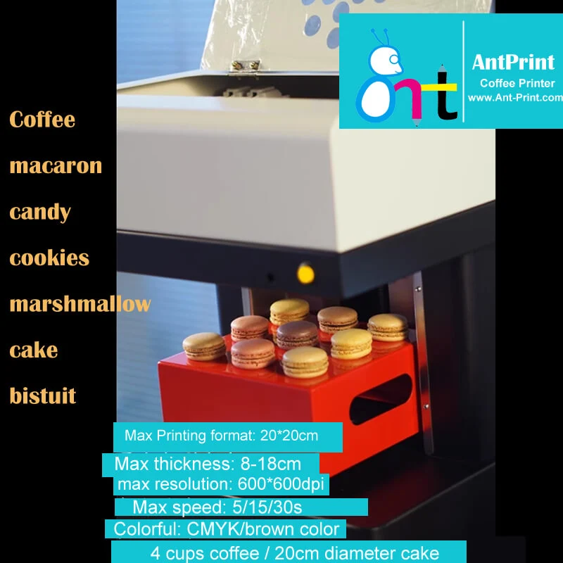 Imprimante à café directement sur la machine d'impression d'art au café | Empreinte de fourmi