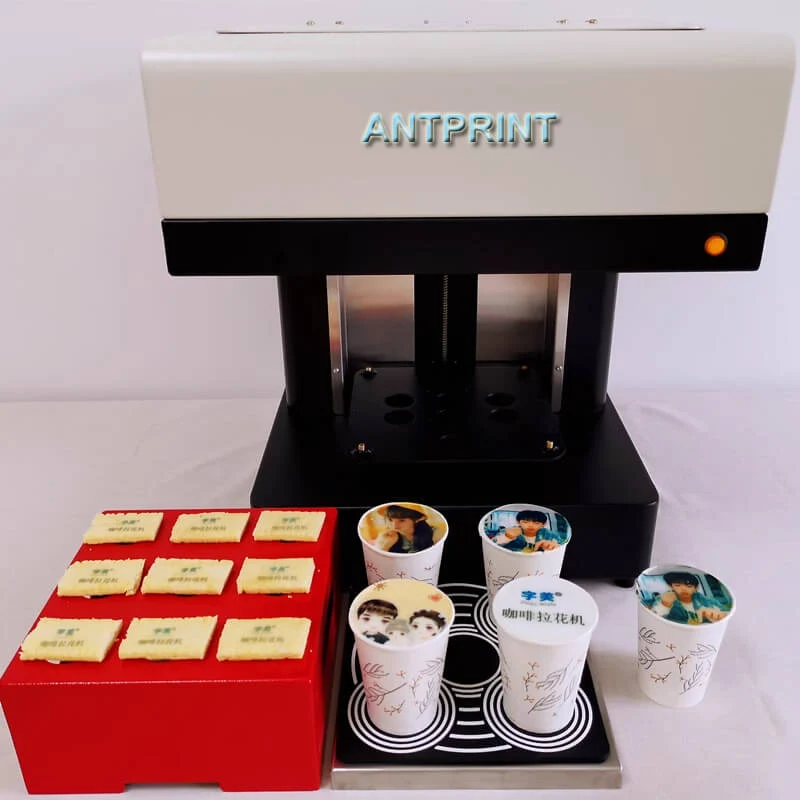 Imprimante à café directement sur la machine d'impression d'art au café | Empreinte de fourmi
