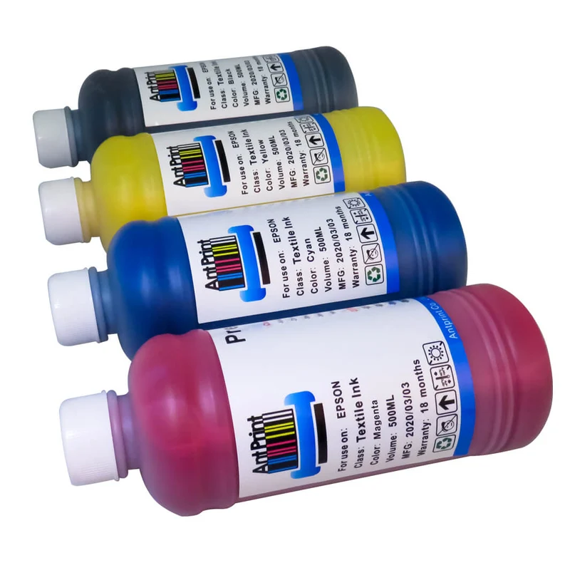 Encre textile Antprint DTG pour tête d'impression Epson série directe sur imprimante de vêtements