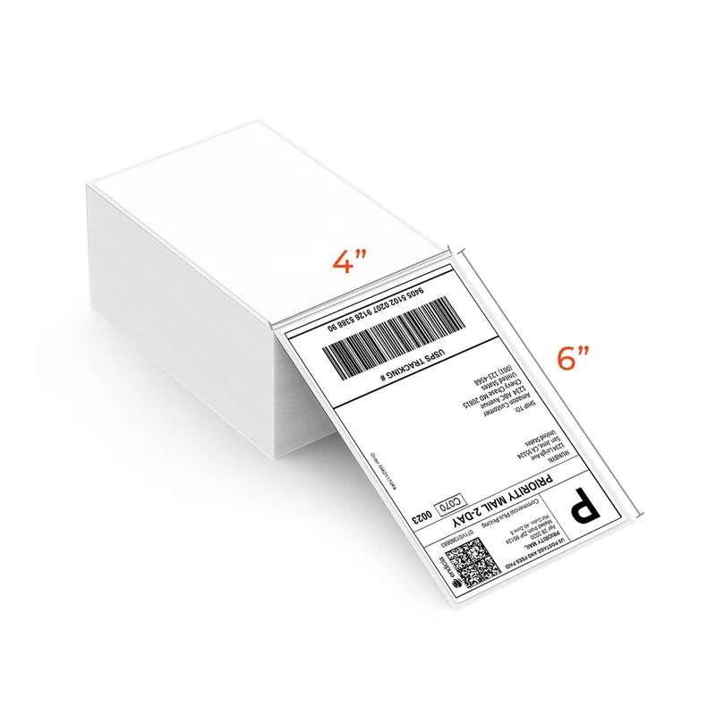 MUNBYN 4x6 Shipping Labels & 2" Round Thermal Labels Combo