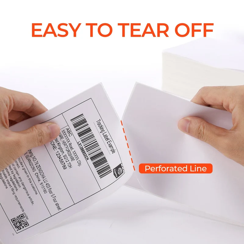 MUNBYN 4x6 Shipping Labels & 2" Round Thermal Labels Combo