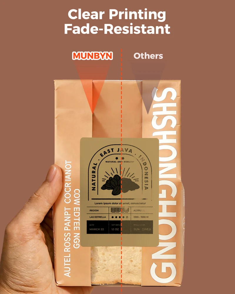 MUNBYN 4" x 3" Rectangle Thermal Labels for Mailing and Barcode Labels