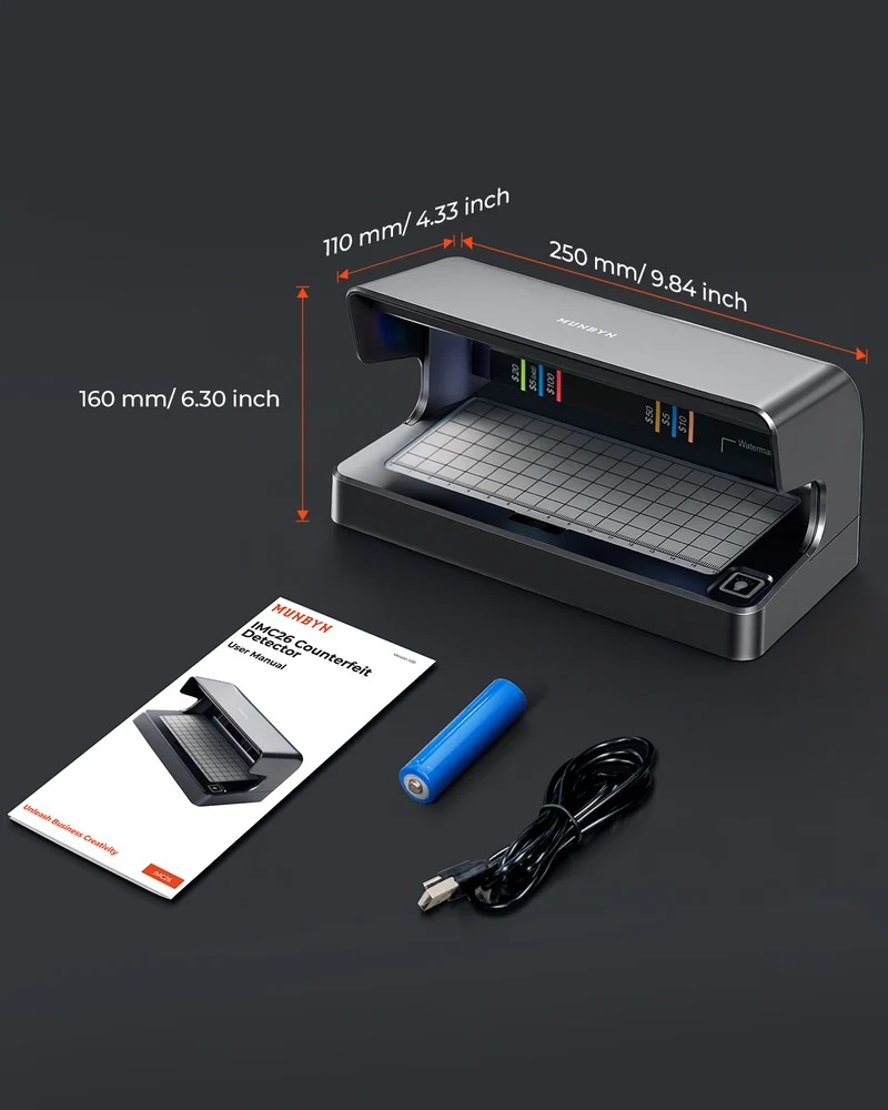 MUNBYN IMC26 Money Detector for Business Cash Verification