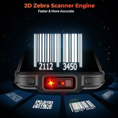 MUNBYN IPDA101P Android Mobile Computer with Zebra SE4710 Scanner