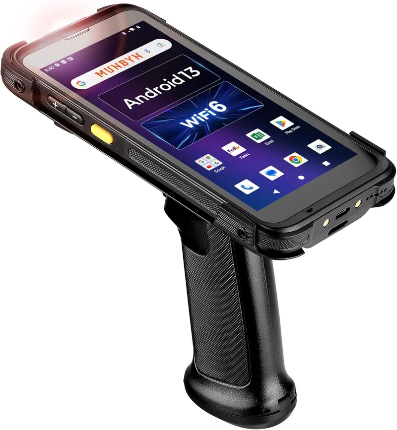 MUNBYN IPDA101P Android Mobile Computer with Zebra SE4710 Scanner