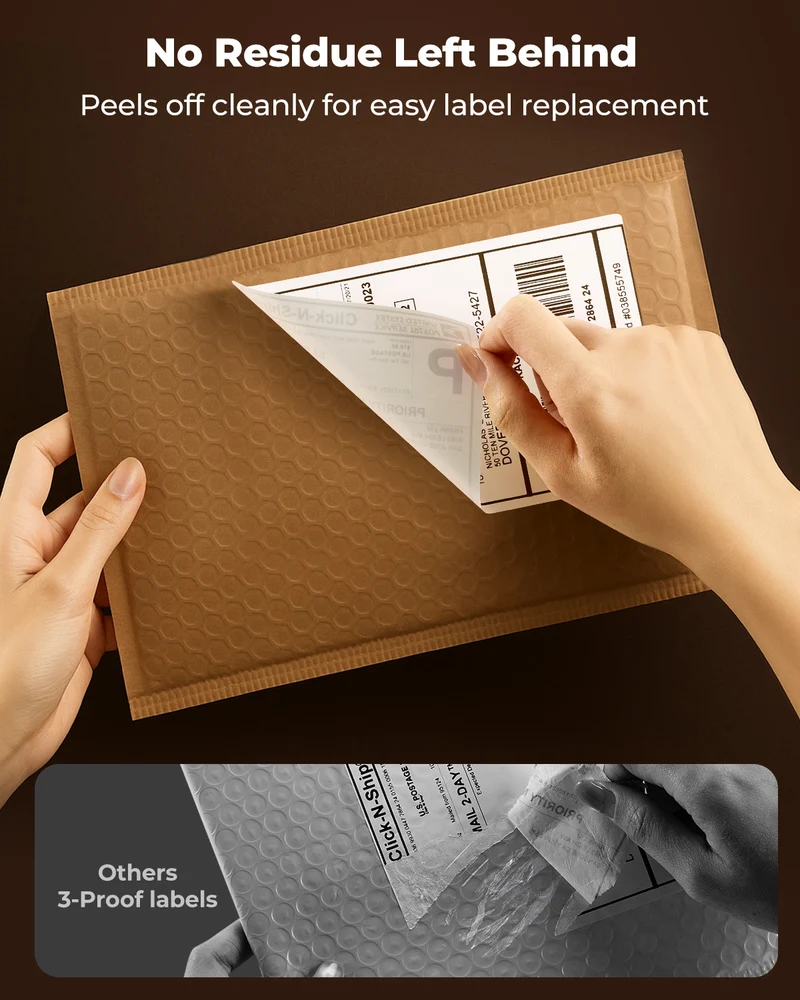 MUNBYN 4x6 Waterproof Direct Thermal Shipping Labels for Ecommerce Orders