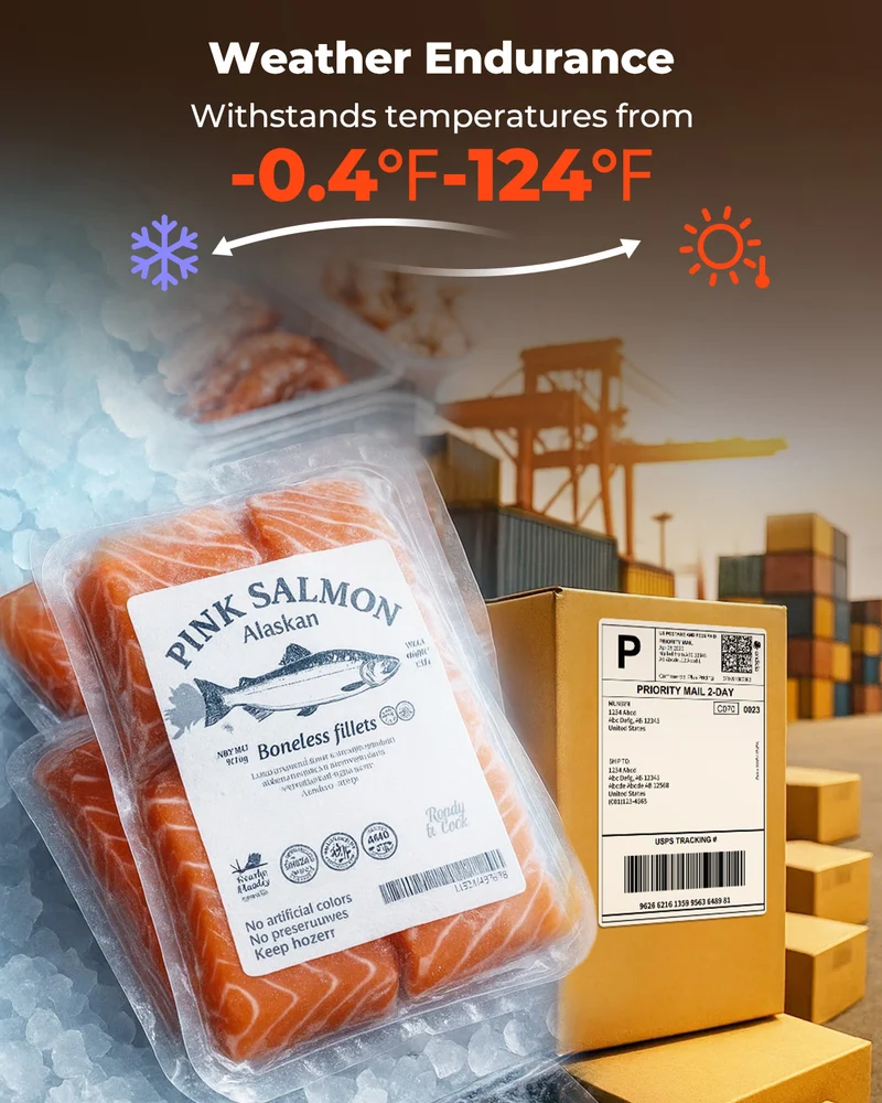 MUNBYN 4x6 Waterproof Direct Thermal Shipping Labels for Ecommerce Orders