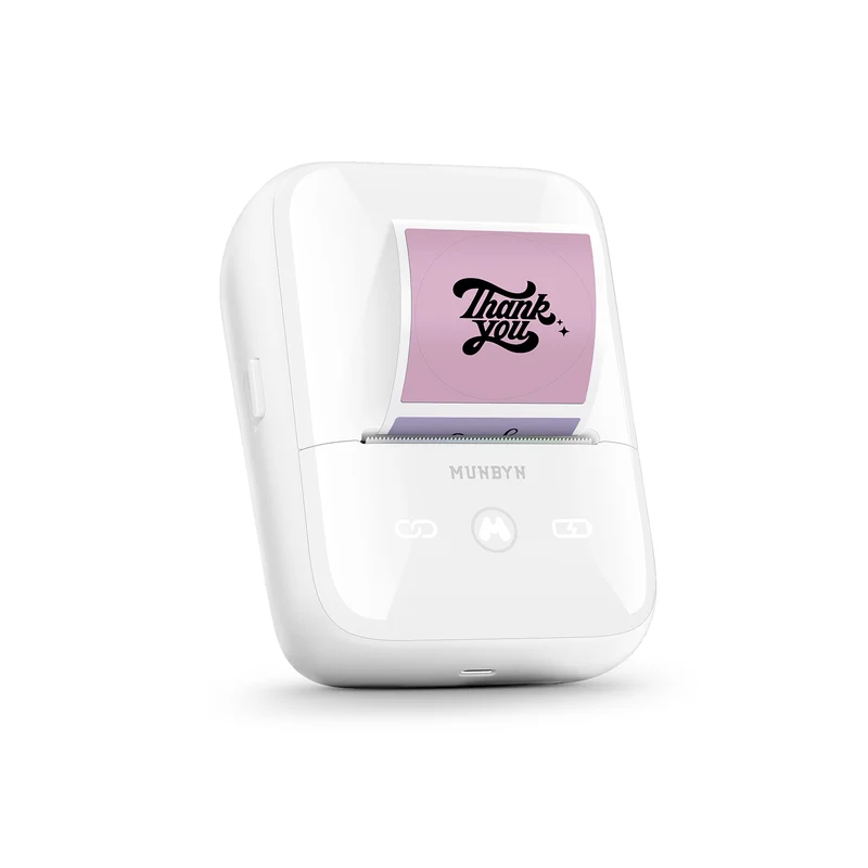 MUNBYN FM226 Bluetooth Portable Label Maker for Home and Small Labels