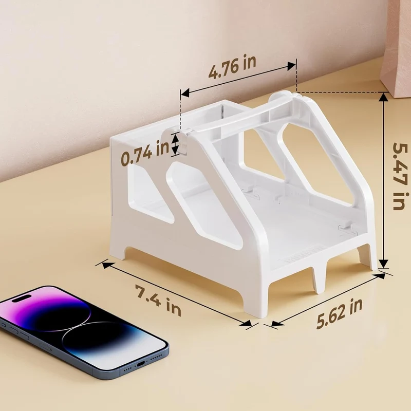 MUNBYN ILH01 Roll and Fan-Fold Label Holder for Shipping Labels
