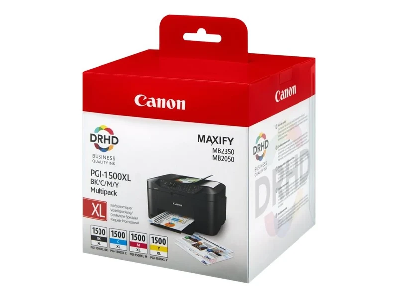 Multipack - Cartouches d'encres Canon PGI-1500XL | Noir-Cyan-Magenta-Jaune | 9182B010