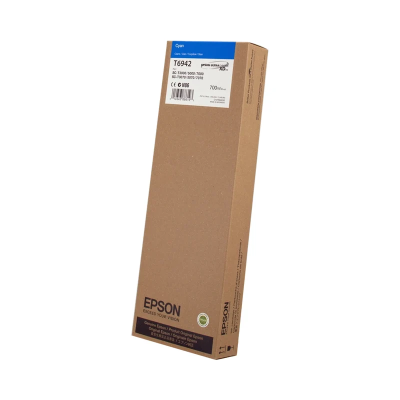 Encre Epson T6942 cartouche d'origine - Cyan (700ml) - C13T694200
