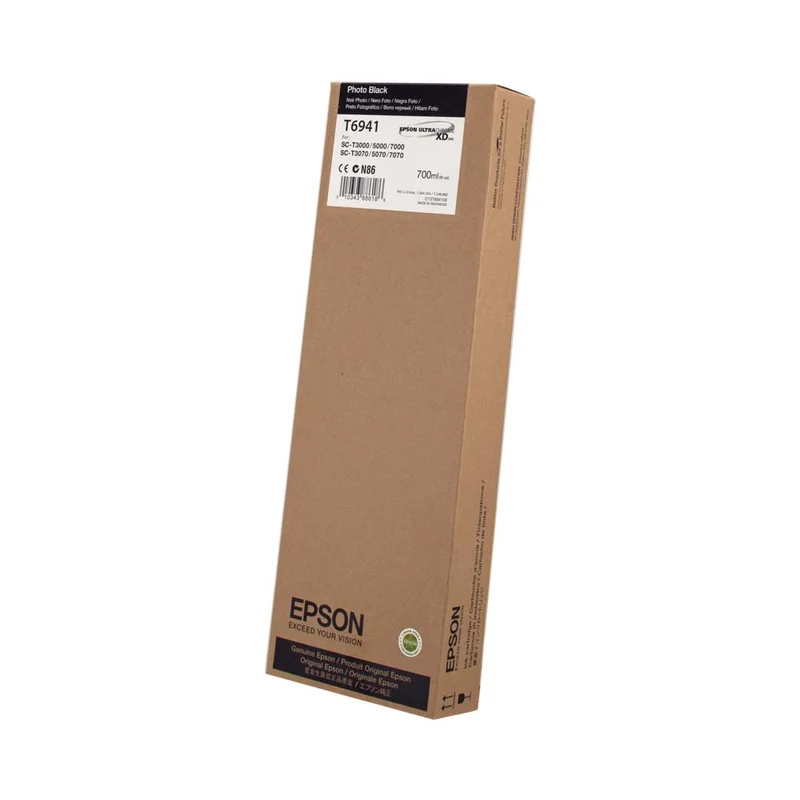 Encre Epson T6941 cartouche d'origine - Noir photo (700ml) - C13T694100