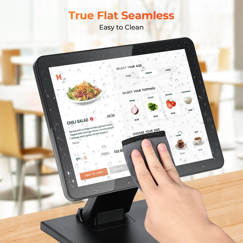 MUNBYN IPTS004 POS Touchscreen Monitor for Retail Checkout