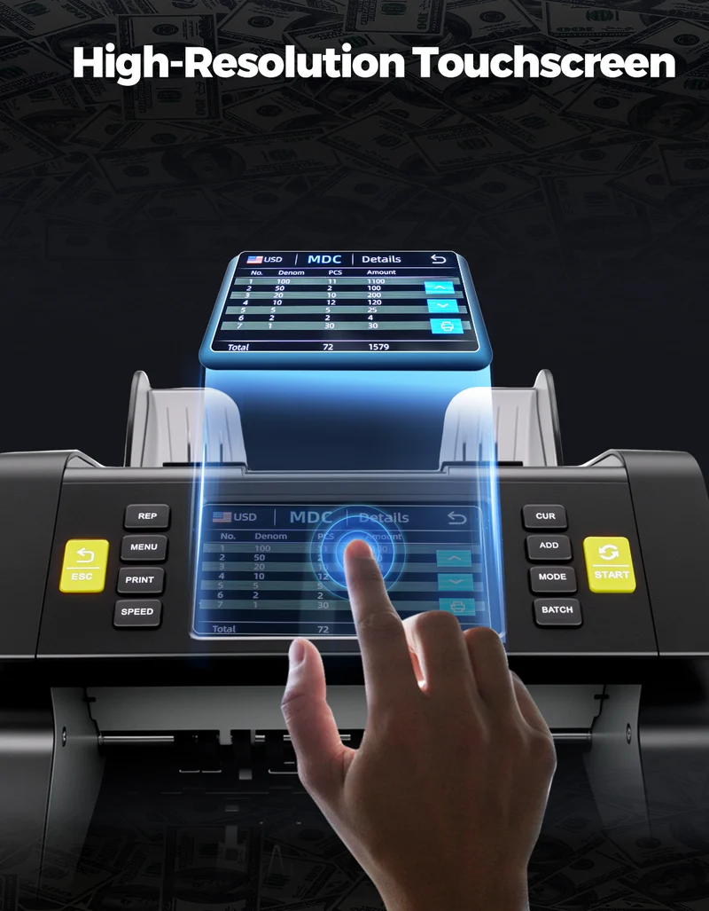 MUNBYN IMC21 Mixed Bill Money Counter