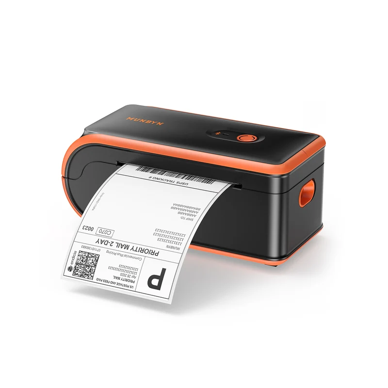 MUNBYN MC240 Battery-Powered Wireless Label Printer for Mobile Labeling