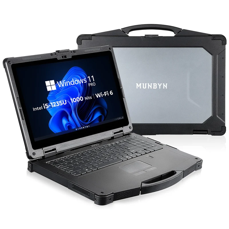 MUNBYN IRX16 Rugged Laptop for Field and Industrial Work