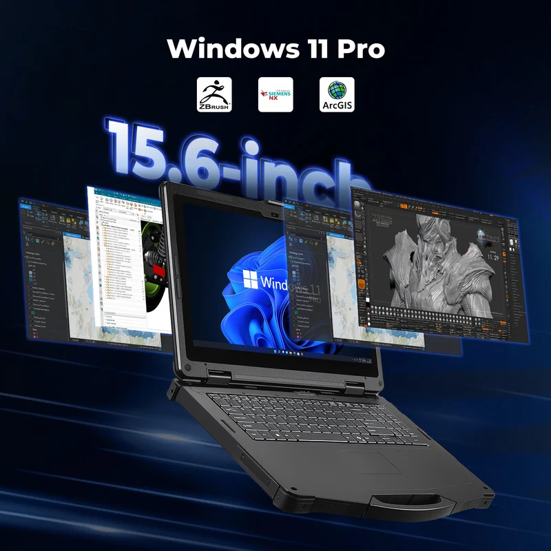 MUNBYN IRX16 Rugged Laptop for Field and Industrial Work
