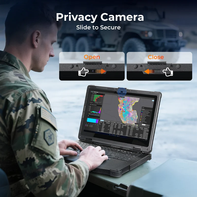 MUNBYN IRX16 Rugged Laptop for Field and Industrial Work