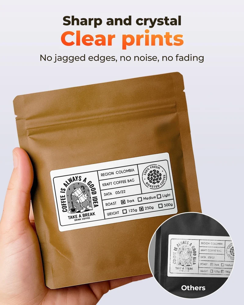 MUNBYN 4" x 2" Rectangle Thermal Labels for Mailing and Barcode Labels