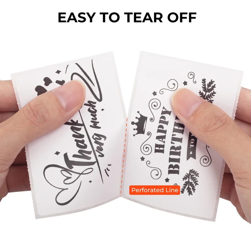 MUNBYN 3" x 2" Rectangle Thermal Labels for Product and Barcode Labels