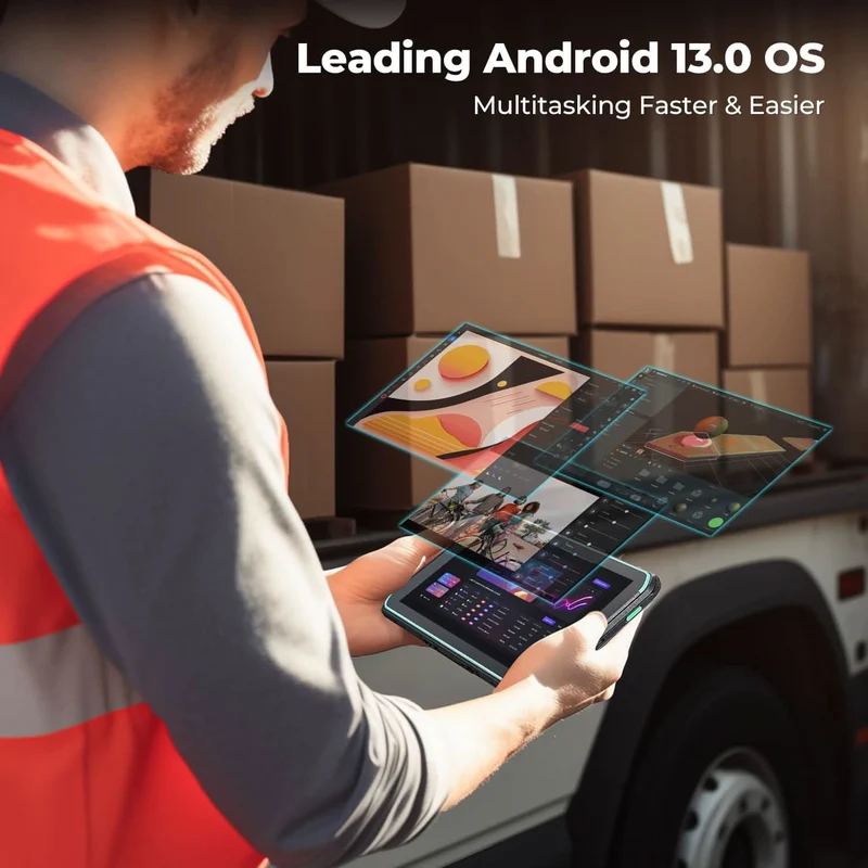 MUNBYN ILT01P Rugged Tablet for Field and Warehouse Work
