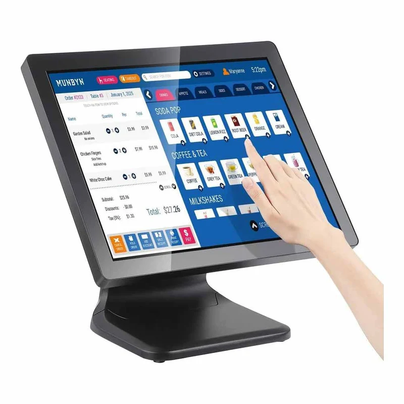 MUNBYN IPTS001 POS Touchscreen Monitor for Retail Checkout
