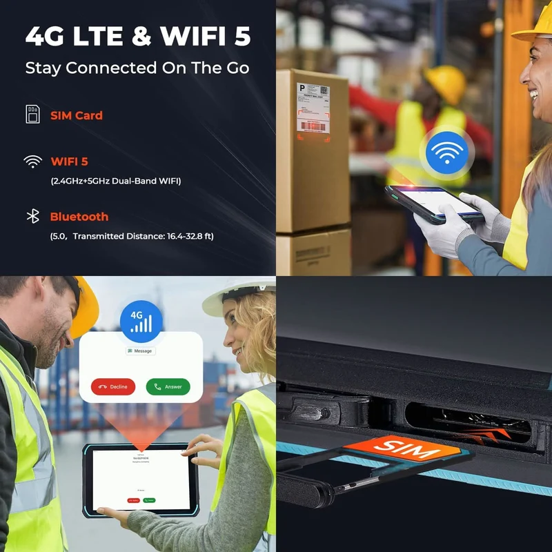 MUNBYN ILT01 Rugged Tablet for Field and Warehouse Work