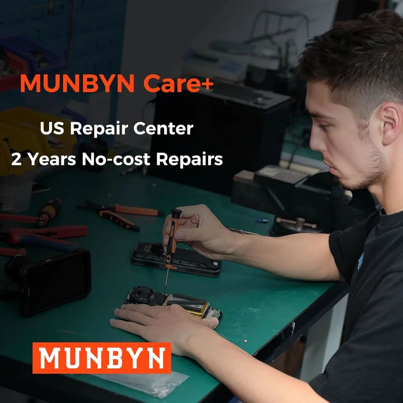 MUNBYN IPDA101P-LR Android Barcode Scanner for Long-Range Scanning