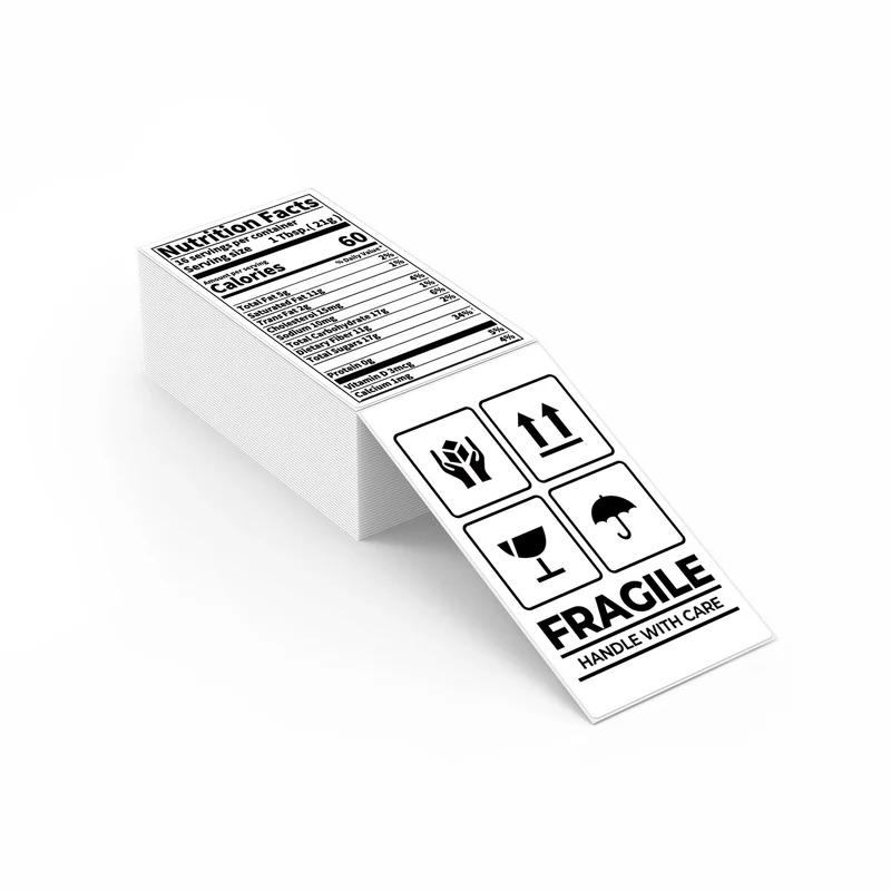 MUNBYN 3" x 5" Fan-Fold Thermal Shipping Labels for Small Parcels