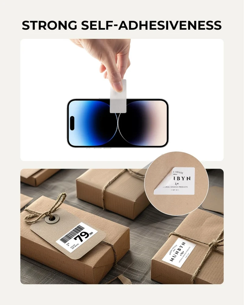 MUNBYN 2" x 1" Rectangle Thermal Labels for Barcode and Product Labels